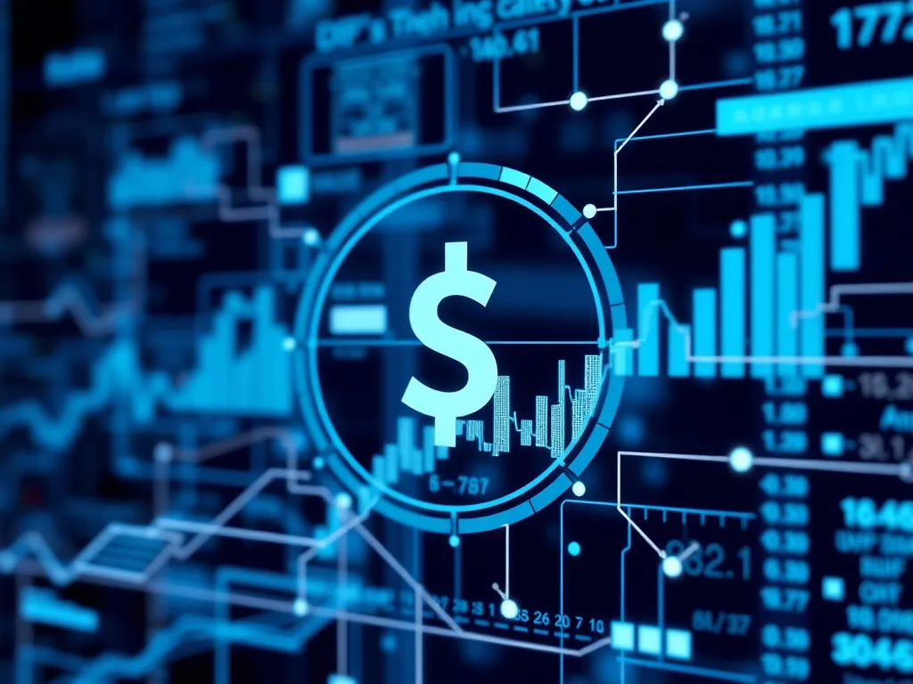 Representation of enhanced data accuracy and transparency in digital financial systems, detailed, professional, seamless integration of digital platforms
